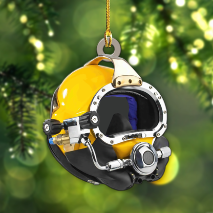Scuba Diving Helmet Shaped Ornament