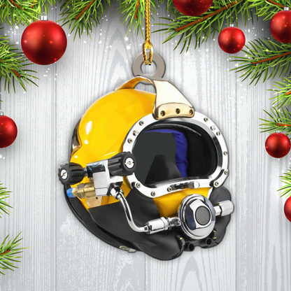 Scuba Diving Helmet Shaped Ornament