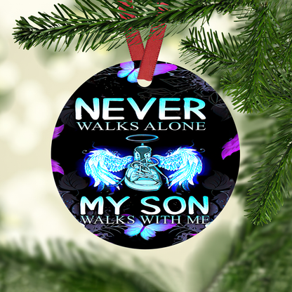 Never walk alone Memorial Gift Christmas Ornament