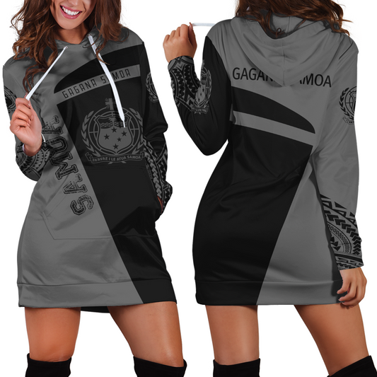 Samoa polynesian 3D hoodie dress HG62005