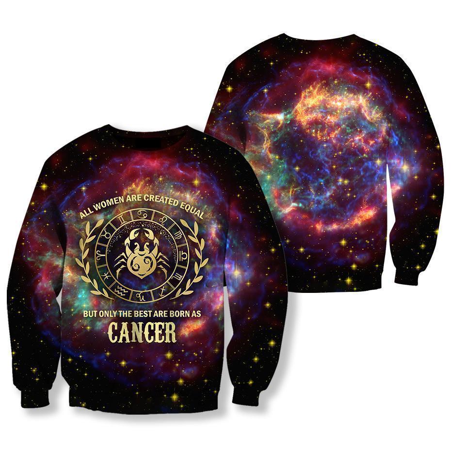 All Over Printed Cancer Horoscope Hoodie-Apparel-NTH-Sweatshirt-S-Vibe Cosy™