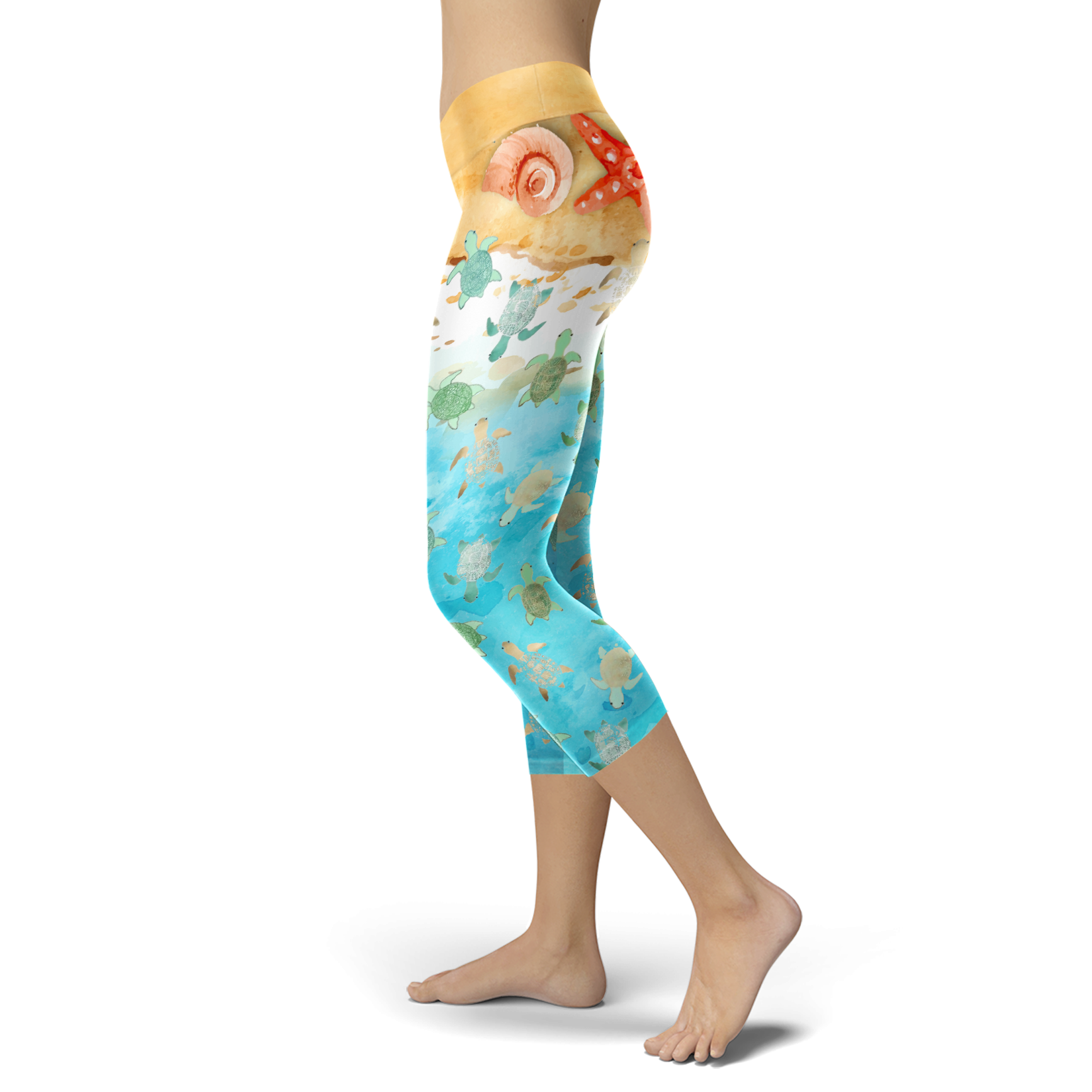 BABY TURTLES CAPRIS-Apparel-HD09-Legging-S-Vibe Cosy™