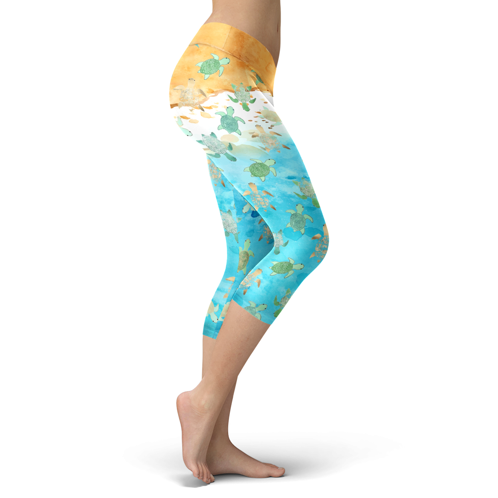 BABY TURTLES CAPRIS-Apparel-HD09-Legging-S-Vibe Cosy™
