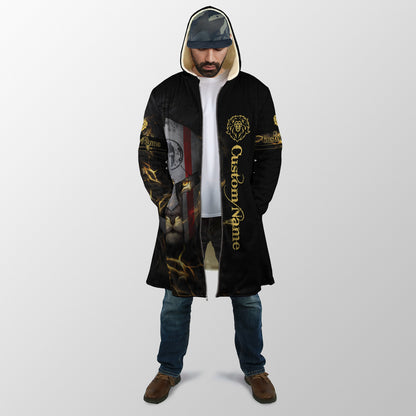 Custom Name Lion Warrior 3D All Over Printed Unisex Shirts