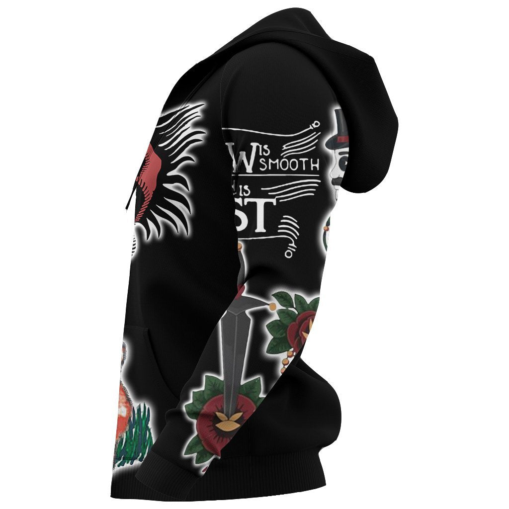 Irish Tattoo 3D All Over Printed Shirts For Men and Women TT020301-Apparel-TT-Hoodie-S-Vibe Cosy™
