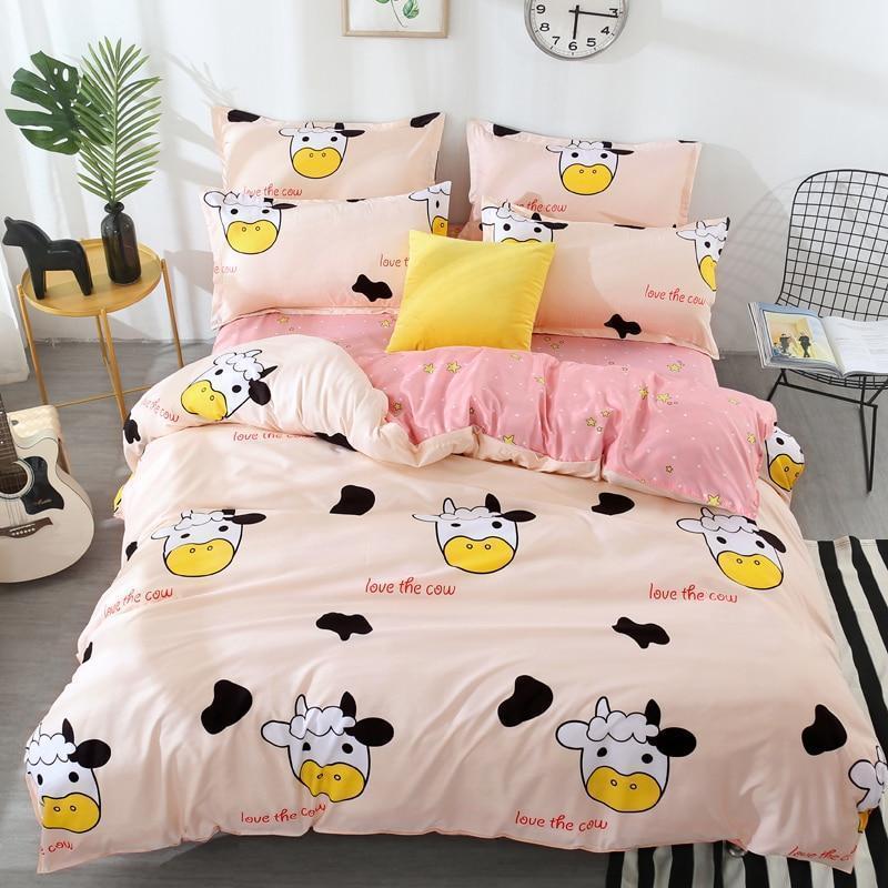 Cow Bedding Sets-6teenth-Twin 2PCS-Vibe Cosy™
