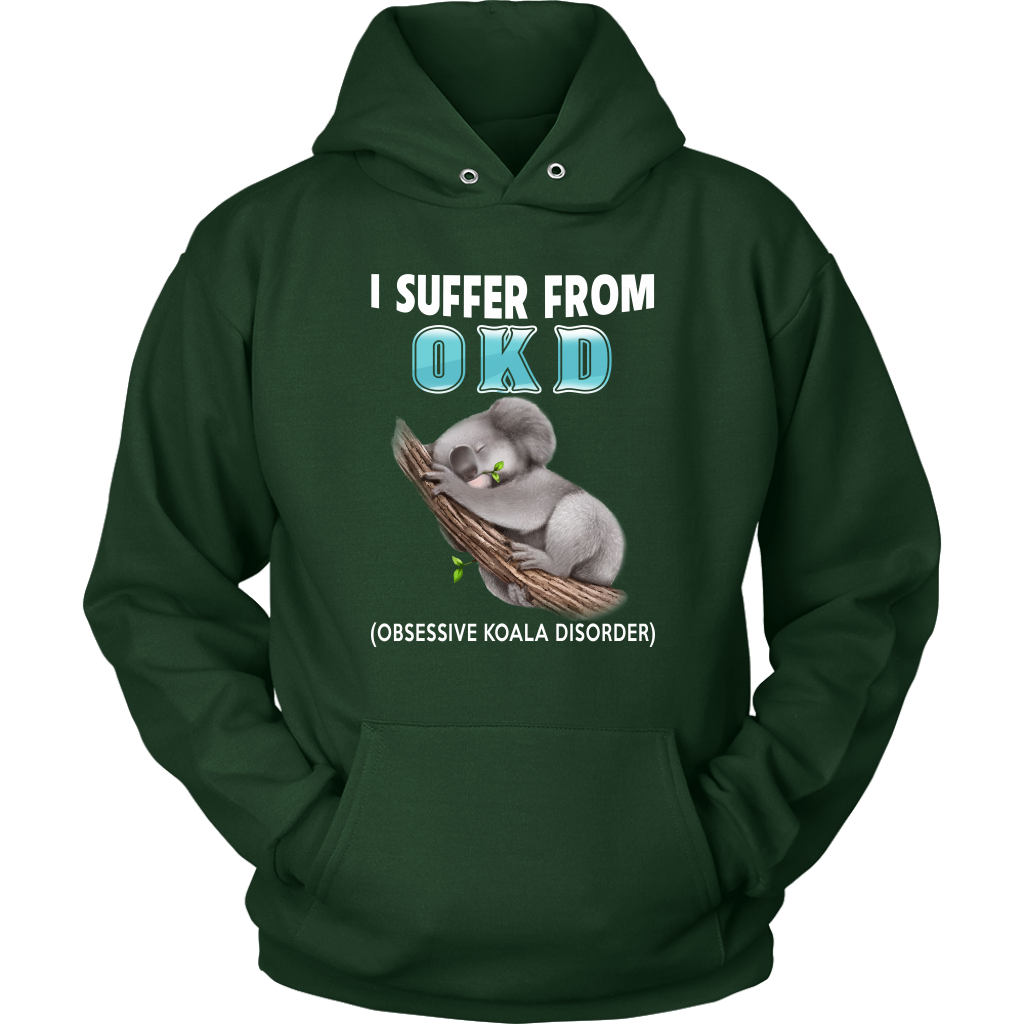 AUSTRALIA OKD T-SHIRT K5-T-SHIRTS-HP Arts-Unisex Hoodie-Dark Green-S-Vibe Cosy™