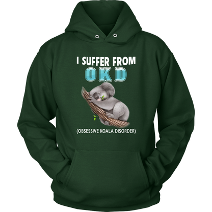 AUSTRALIA OKD T-SHIRT K5-T-SHIRTS-HP Arts-Unisex Hoodie-Dark Green-S-Vibe Cosy™