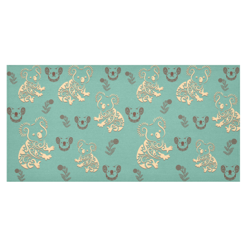 Australia Koala Cotton Linen Tablecloth NN8-TABLECLOTHES-HP Arts-One Size-Australia Koala NN9 Cotton Linen Tablecloth 60"x120"-Vibe Cosy™