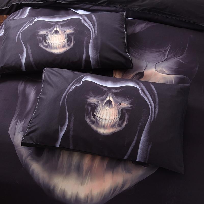 DARK Skull bedding set-Bedding Set-6teenth Outlet-US Twin-Vibe Cosy™