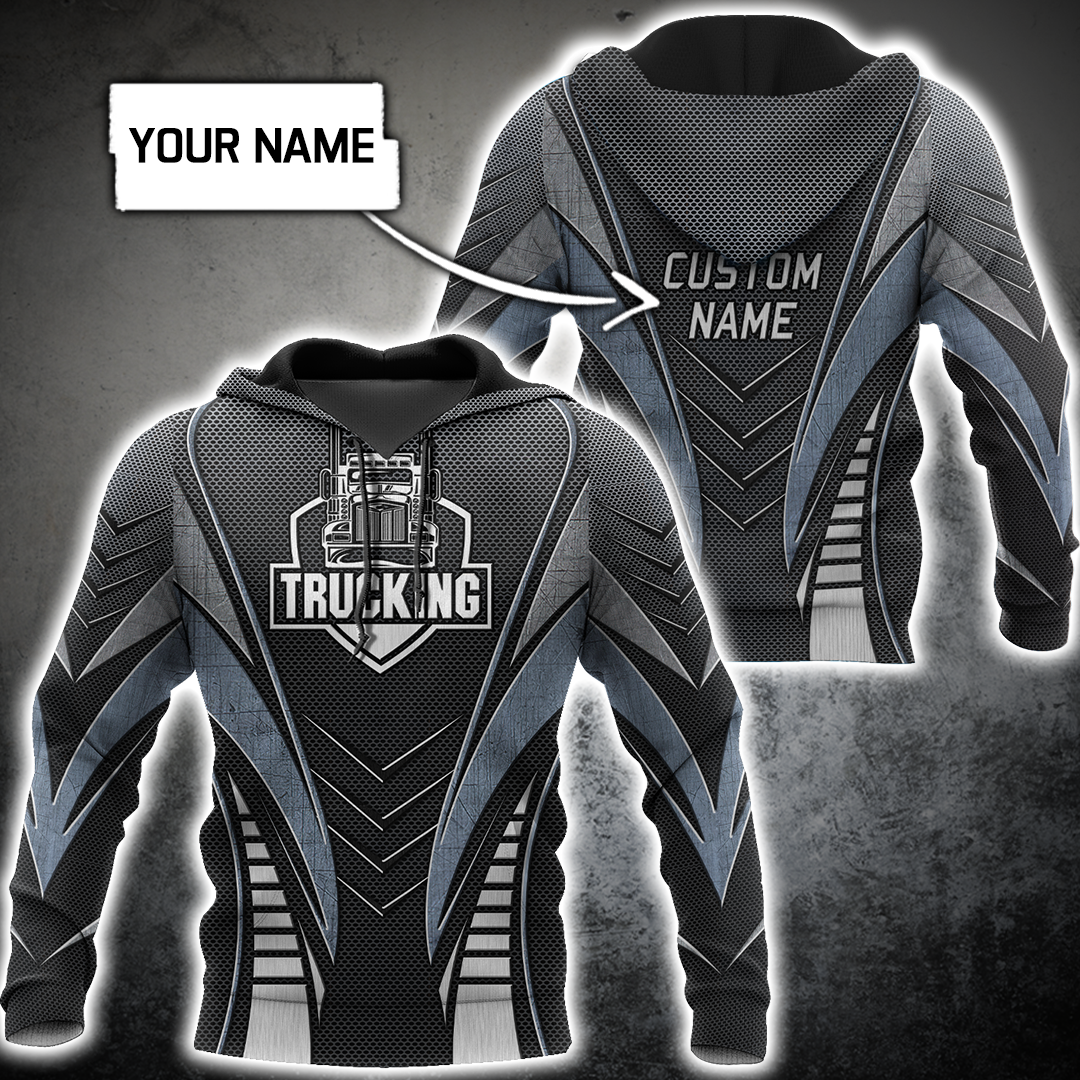 Personalized Premium Trucker Metal 3D Printed Unisex Shirts TN