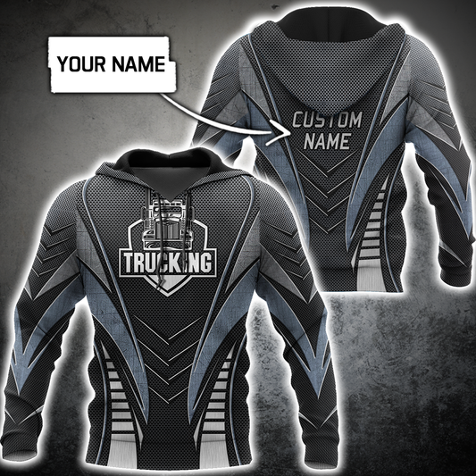 Personalized Premium Trucker Metal 3D Printed Unisex Shirts TN