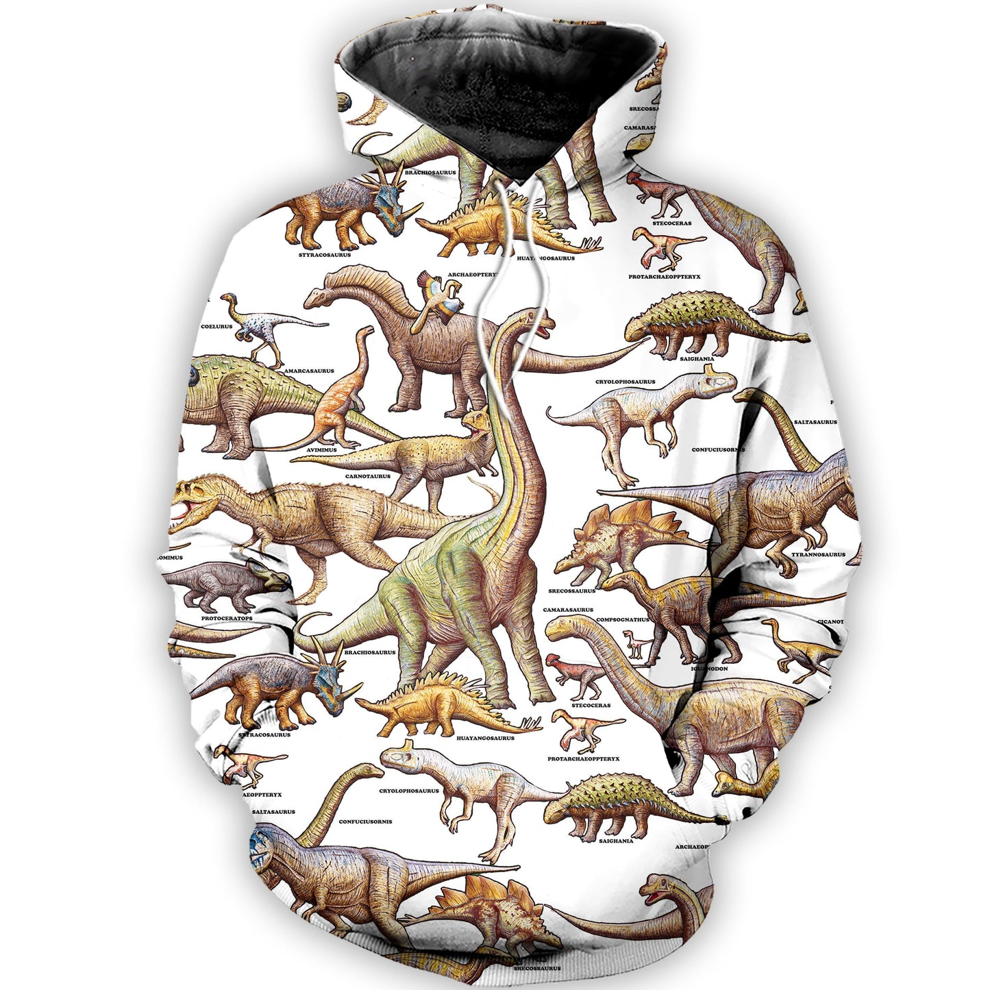 3D All Over Printed A Lot Of Dinosaurs Art Shirts and Shorts-3D All Over Printed Clothes-HP Arts-Normal Hoodie-XS-Vibe Cosy™