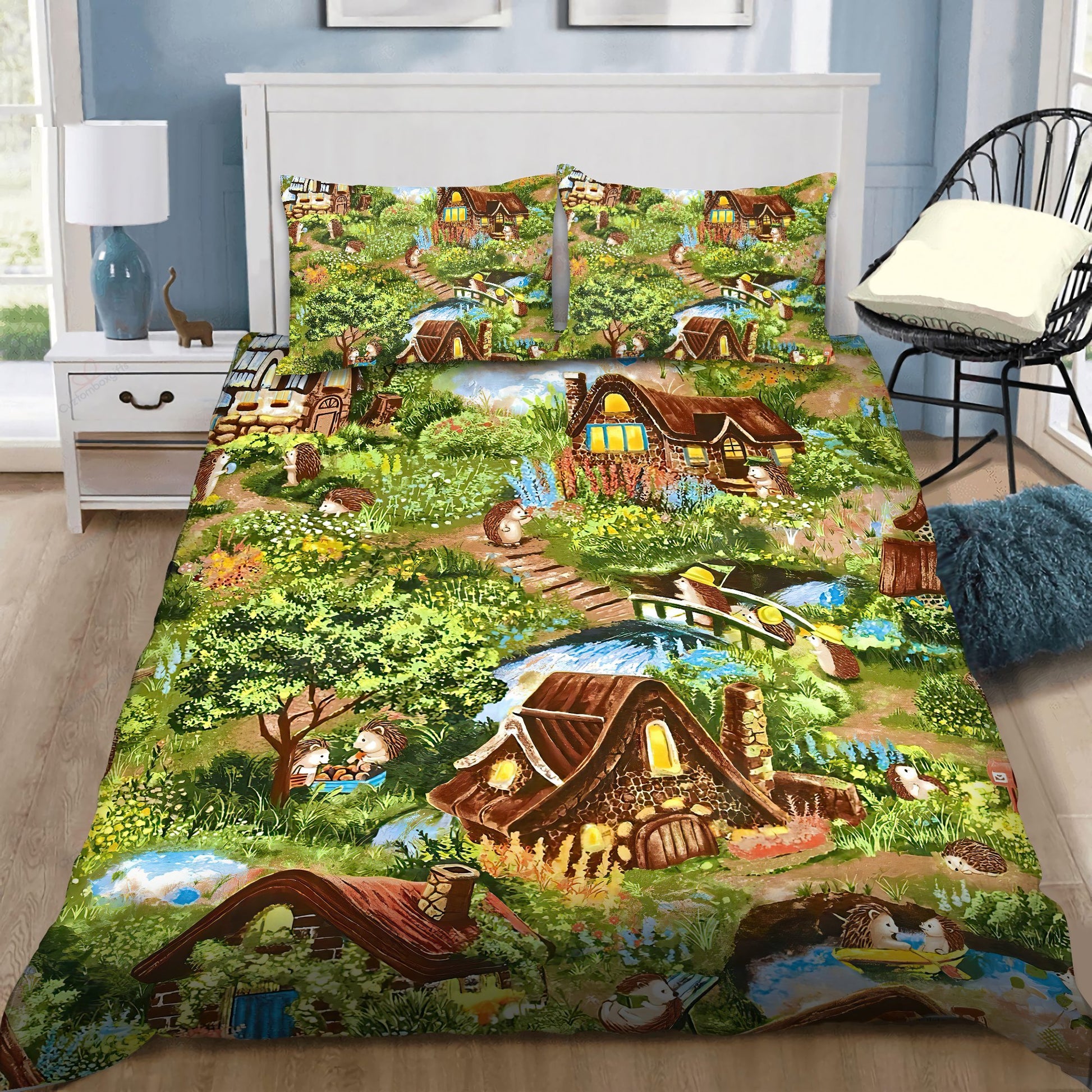 Hedgehog Love Bedding Set DQB07172005-Quilt-SUN-King-Vibe Cosy™
