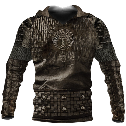 Irish Armor Knight Warrior Chainmail 3D All Over Printed Shirts For Men and Women AM020304-Apparel-TT-Hoodie-S-Vibe Cosy™