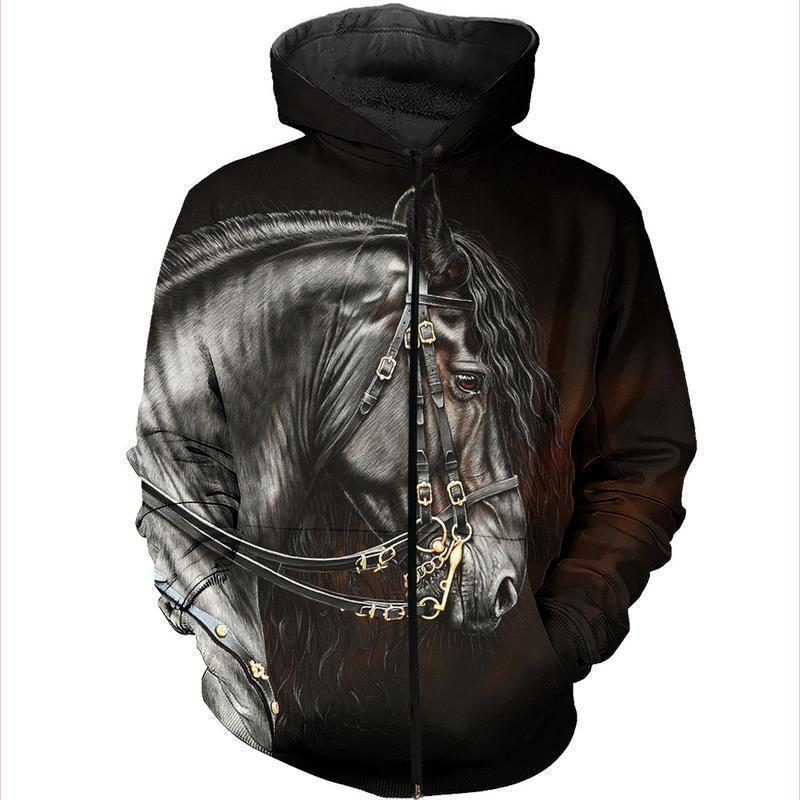3D All Over Printing Japanese Horse Shirts-Apparel-NNK-Zip-S-Vibe Cosy™