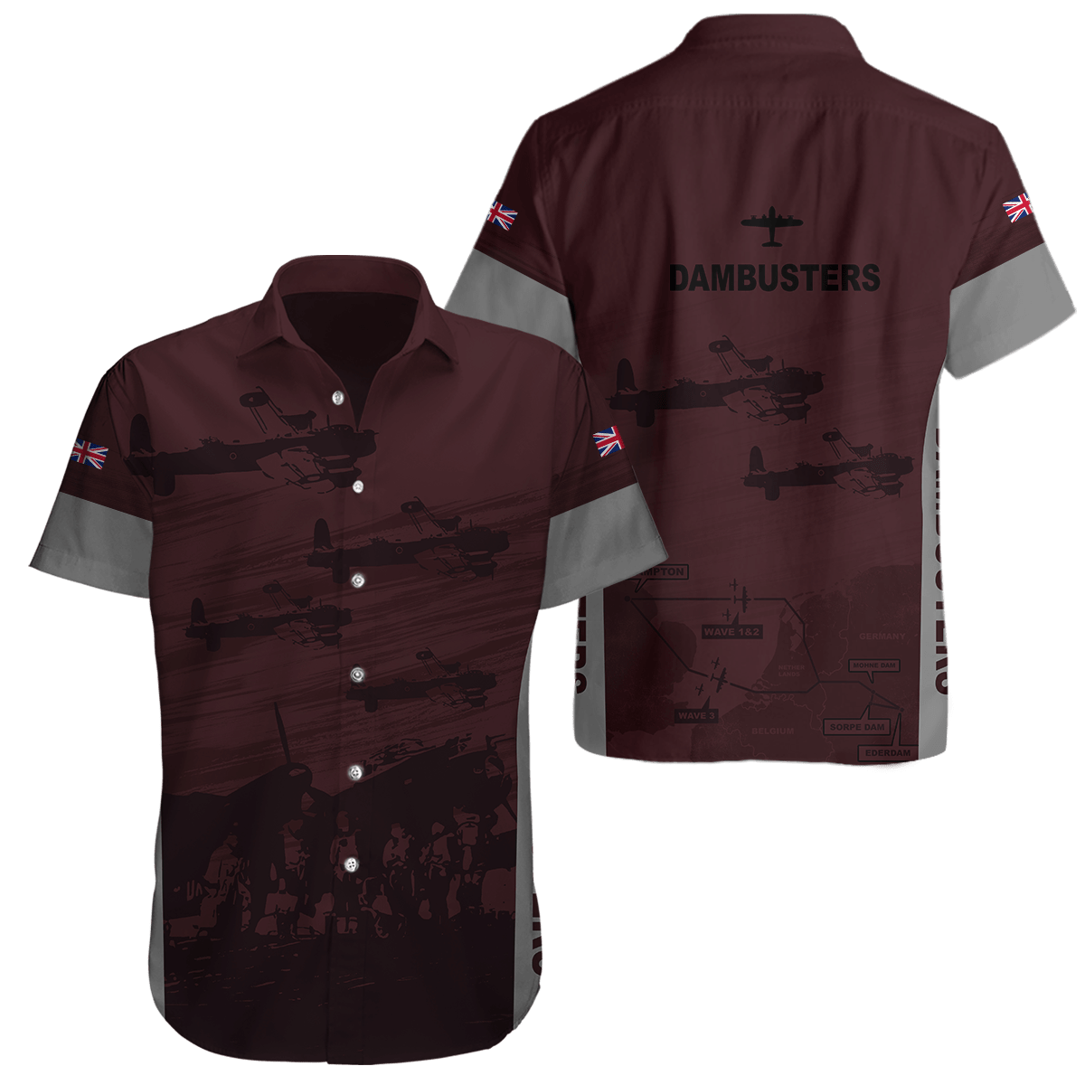 Operation Chastise 'DAMBUSTERS' 3D All Over Printed Unisex Shirts