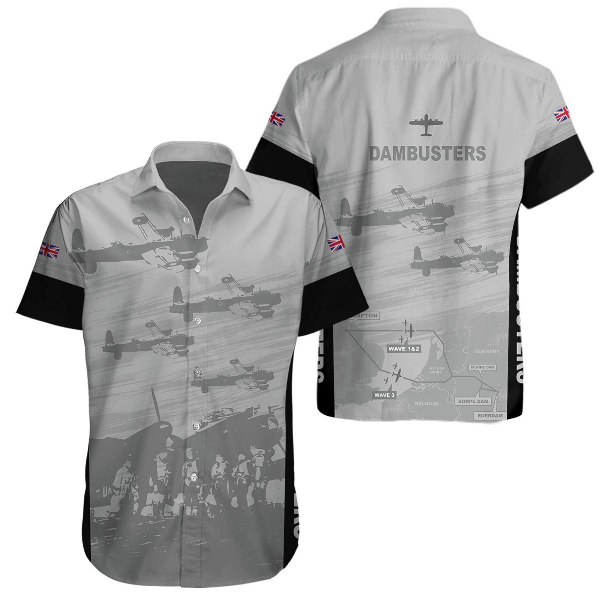 Operation Chastise 'DAMBUSTERS' 3D All Over Printed Unisex Shirts