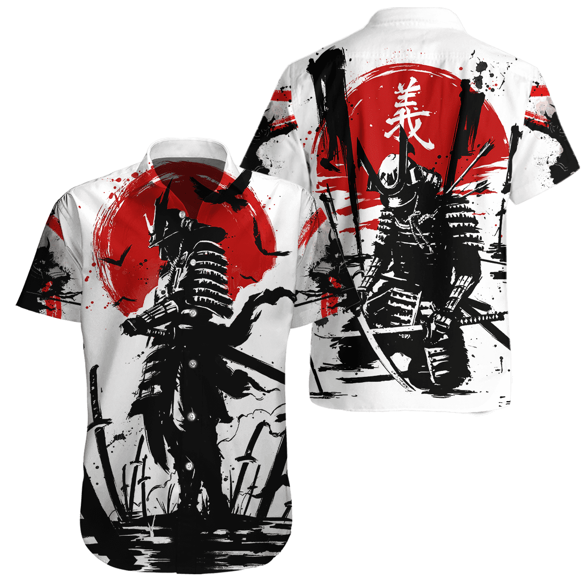 Japan Tattoo 3D All Over Printed Unisex Shirts