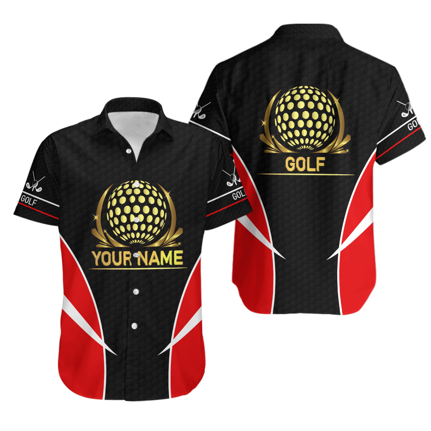 Custom Name XT Golf Lover 3D Printed Shirts SN20042104.S1