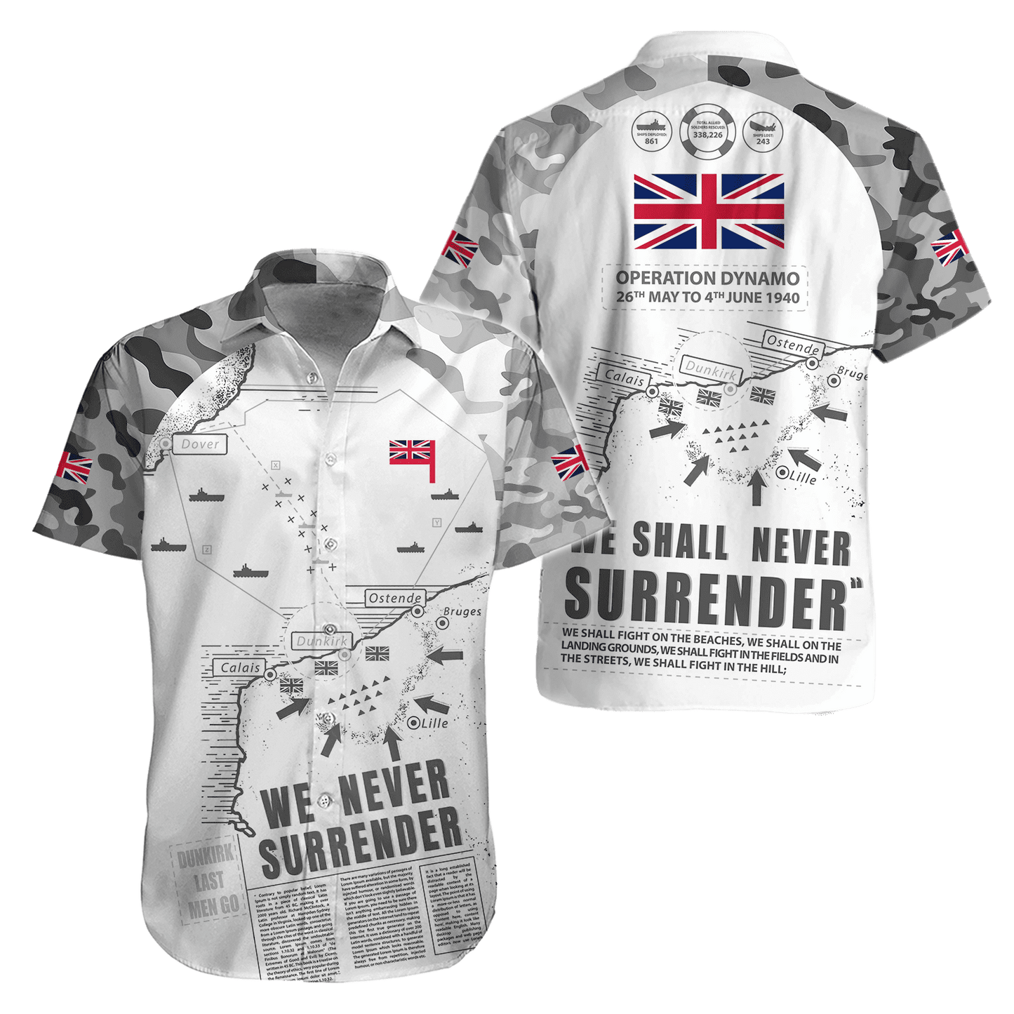 Remembrance Day Lest We Forget 3D All Over Printed Unisex Shirts