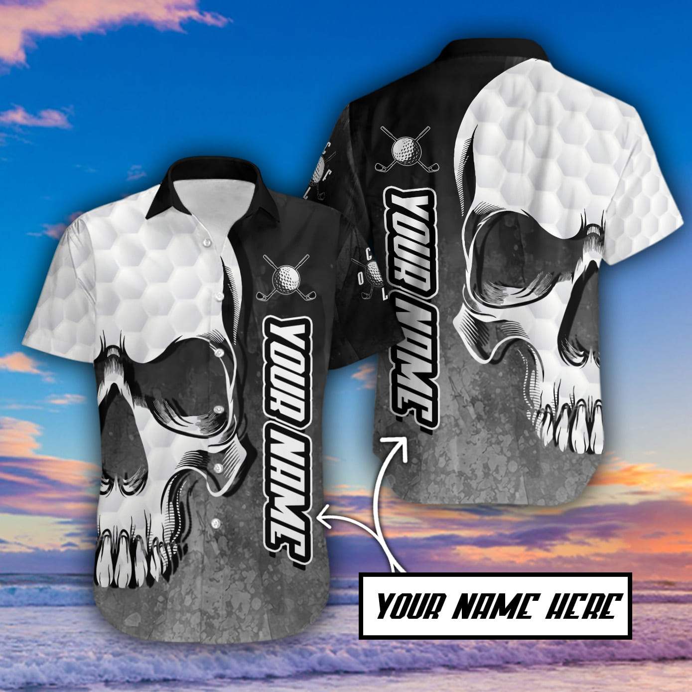 Custom Name XT Golf Lover 3D Printed Clothes HHT15042103