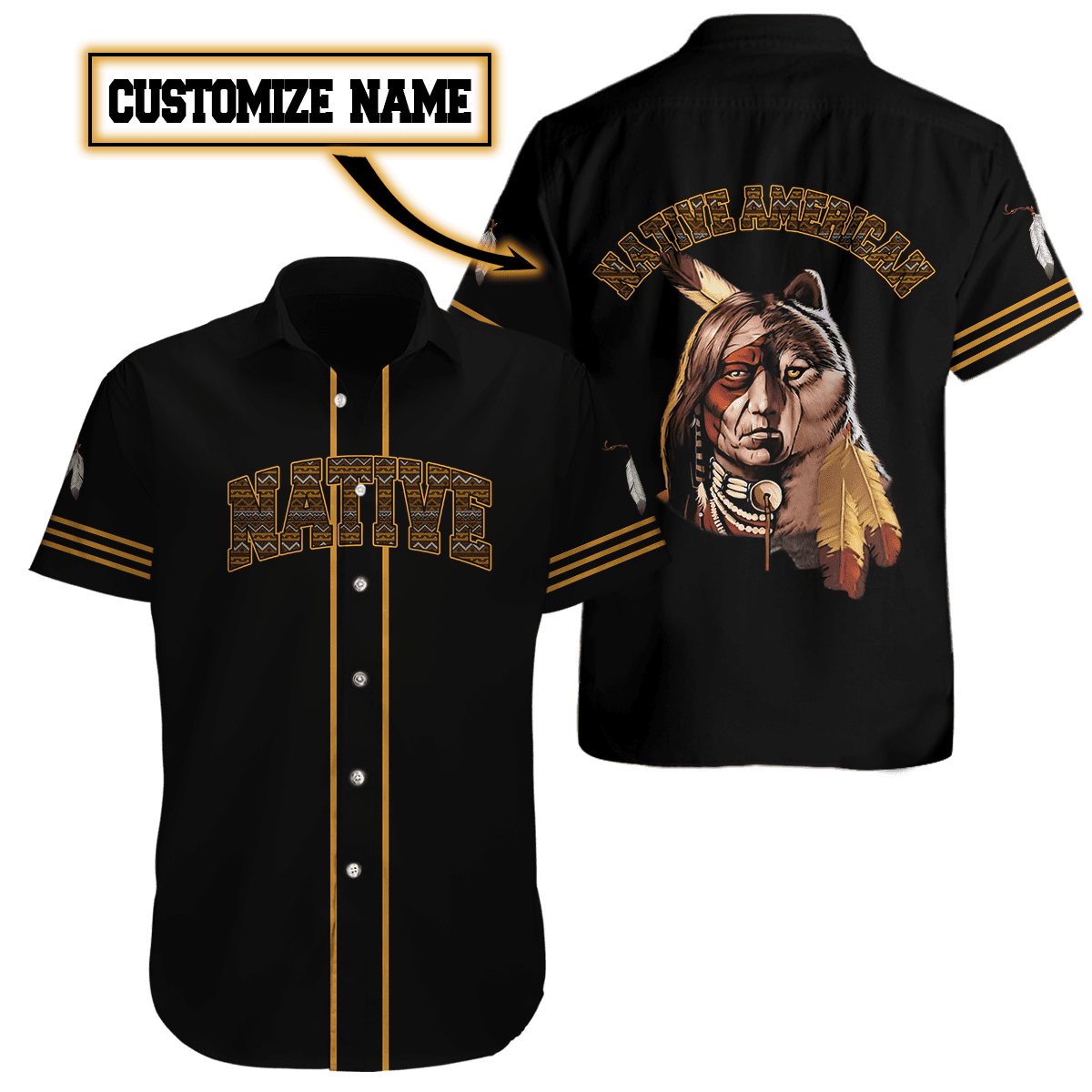 Summer Collection - Customized Native American 3D All Over Printed Unisex Shirts