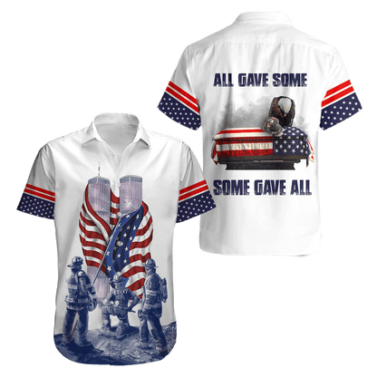 Firefighter 911 Patriot Day 3D All Over Printed Unisex Shirts