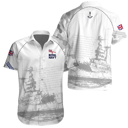 Royal Navy United Kingdom 3D All Over Printed Unisex Shirts