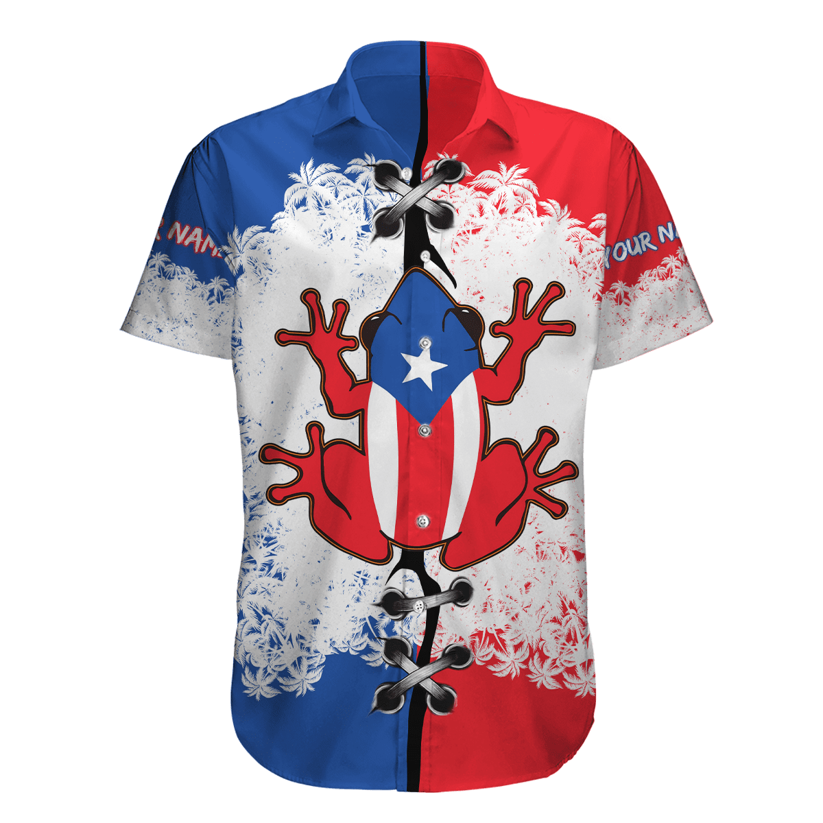 Customize Name Puerto Rico Hawaii Shirt For Men And Women