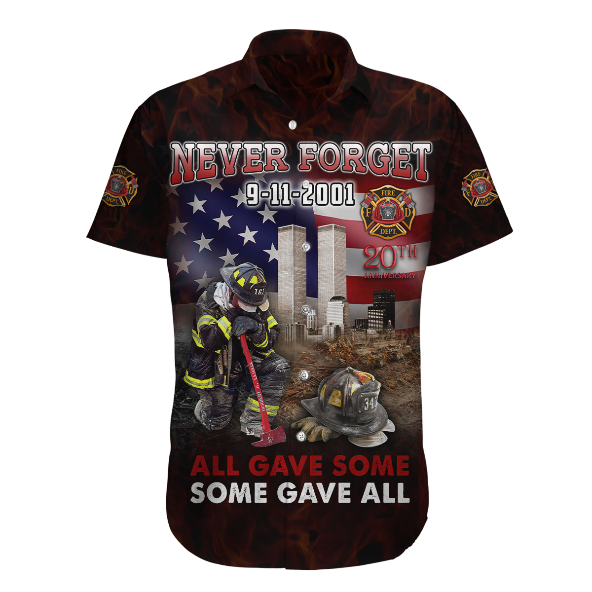 Firefighter Hawaii Shirt For Men And Women