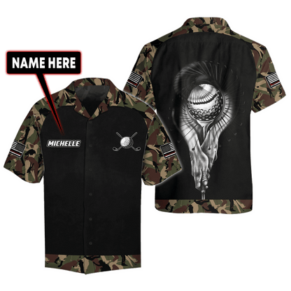 Custom Name XT Golf 3D Printed Shirts