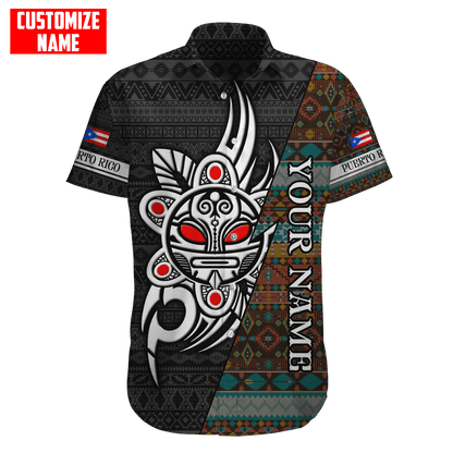 Customize Name Puerto Rico 3D All Over Printed Unisex Shirts