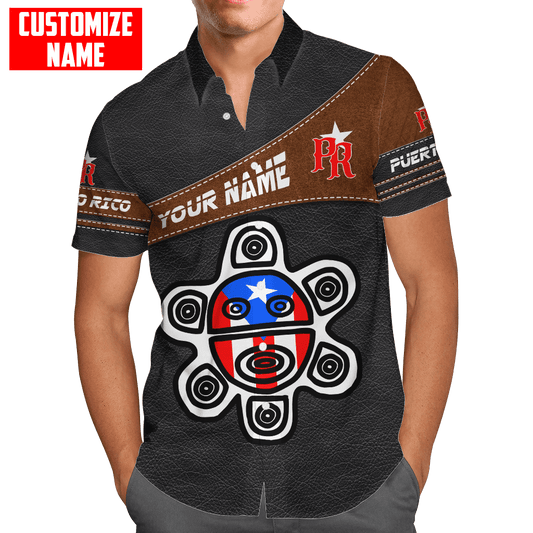 Customize Name Puerto Rico Hawaii Shirt For Men And Women