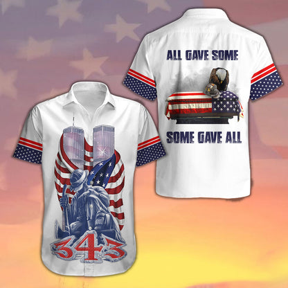 Firefighter 911 Patriot Day 3D All Over Printed Unisex Shirts