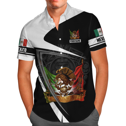 Personalized Name Mexico 3D All Over Printed Unisex Shirts