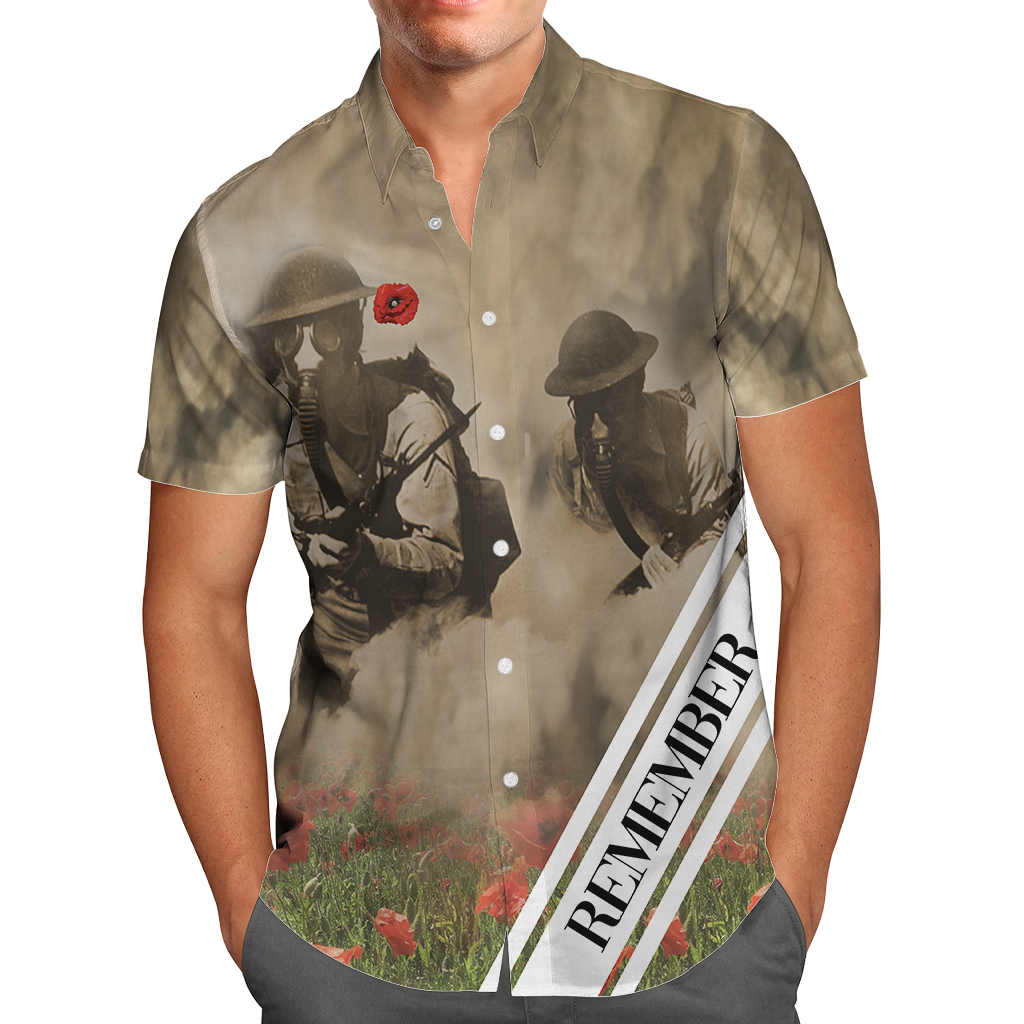 Remembrance Day Lest We Forget 3D All Over Printed Unisex Shirts