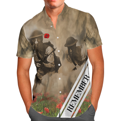 Remembrance Day Lest We Forget 3D All Over Printed Unisex Shirts