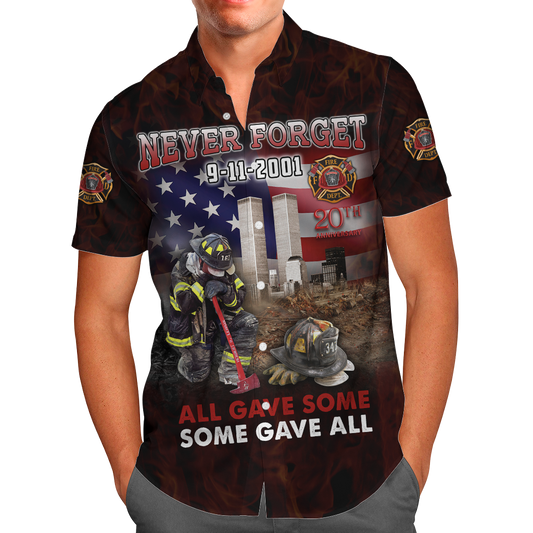 Firefighter Hawaii Shirt For Men And Women