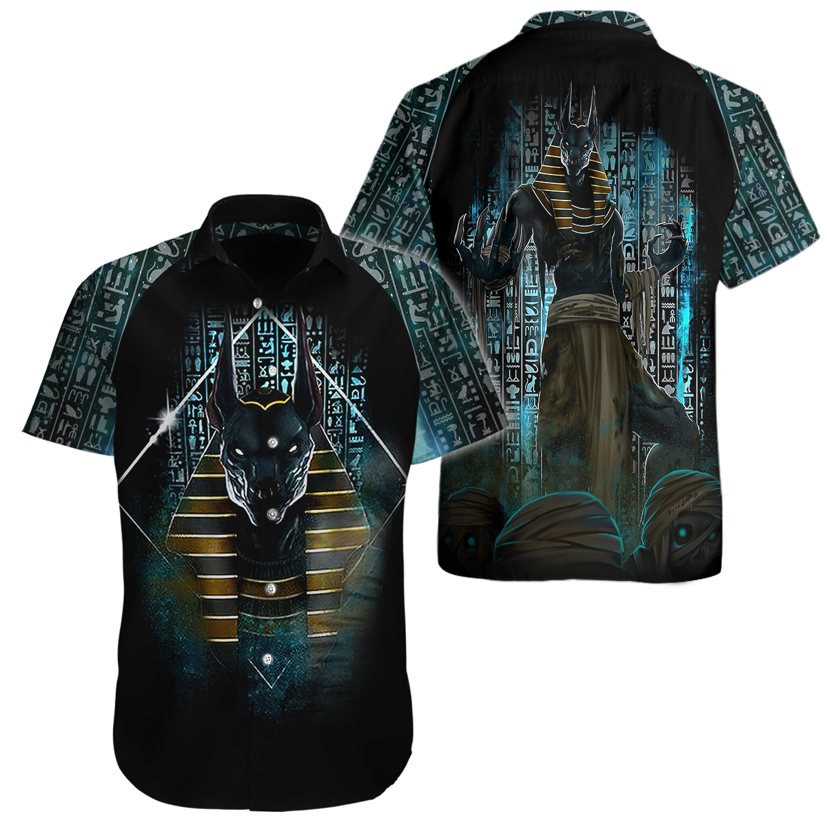 The God Of Egypt - Anubis 3D All Over Printed Unisex Shirts