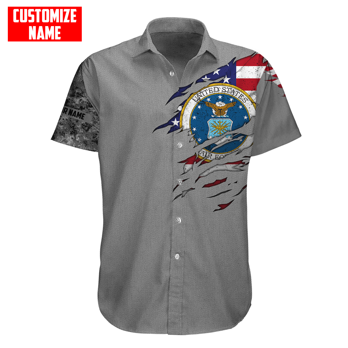 Custom name Soldier US Air Force 3d all over printed shirt hoodie MH06072108