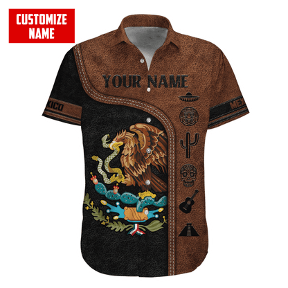 Personalized Name Mexico 3D All Over Printed Hoodie