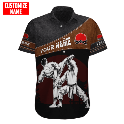 Customized Name Karate 3D All Over Printed Unisex Shirts