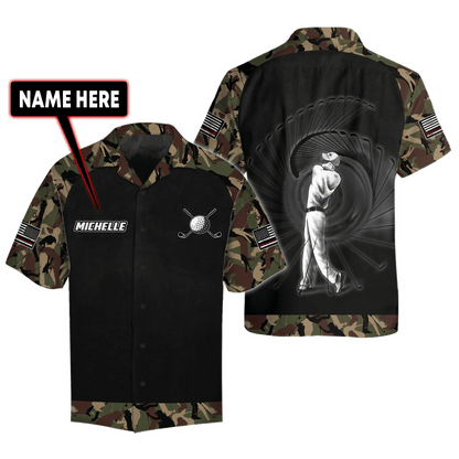 Custom Name XT Golf 3D Printed Shirts