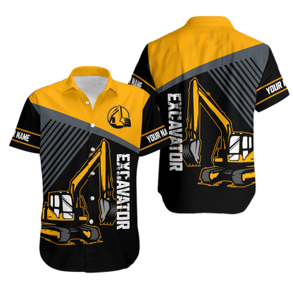 Custom Name XT Excavator 3D Printed shirts