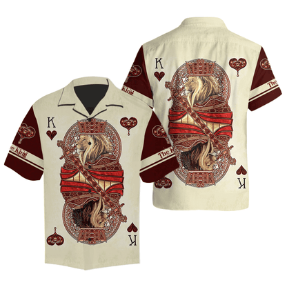 Summer Collection - King Heart Lion 3D All Over Printed Unisex Shirts