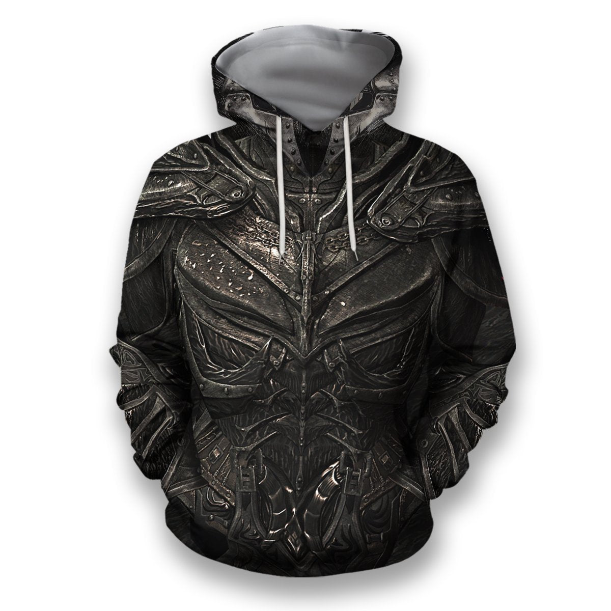 All Over Printed Daedric Armor Hoodie-Apparel-HbArts-Hoodie-S-Vibe Cosy™
