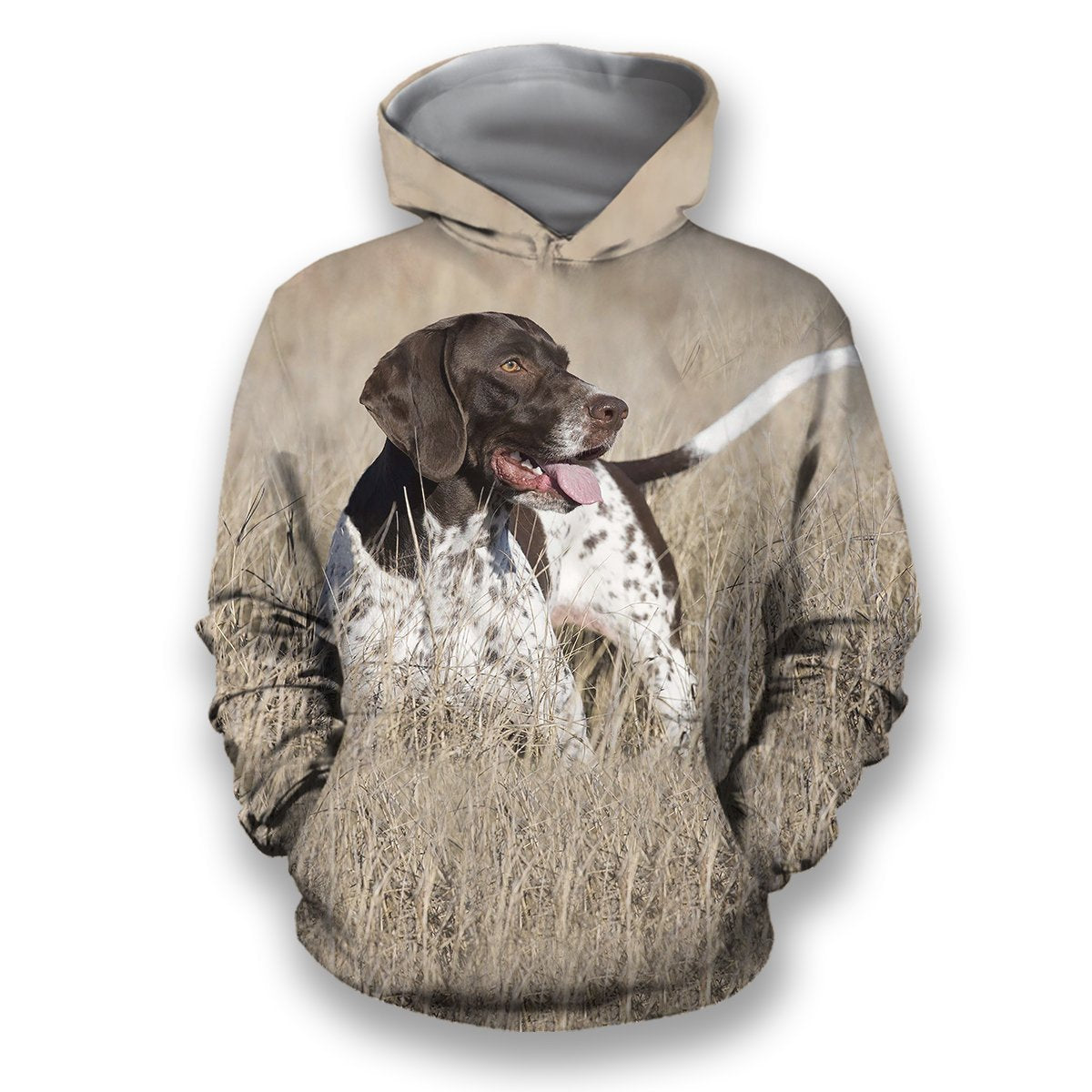 All Over Print Hunting Dog English Pointer-Apparel-HbArts-Hoodie-S-Vibe Cosy™