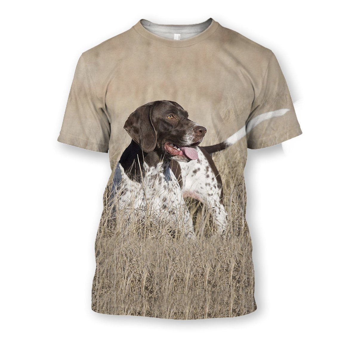 All Over Print Hunting Dog English Pointer-Apparel-HbArts-T-Shirt-S-Vibe Cosy™