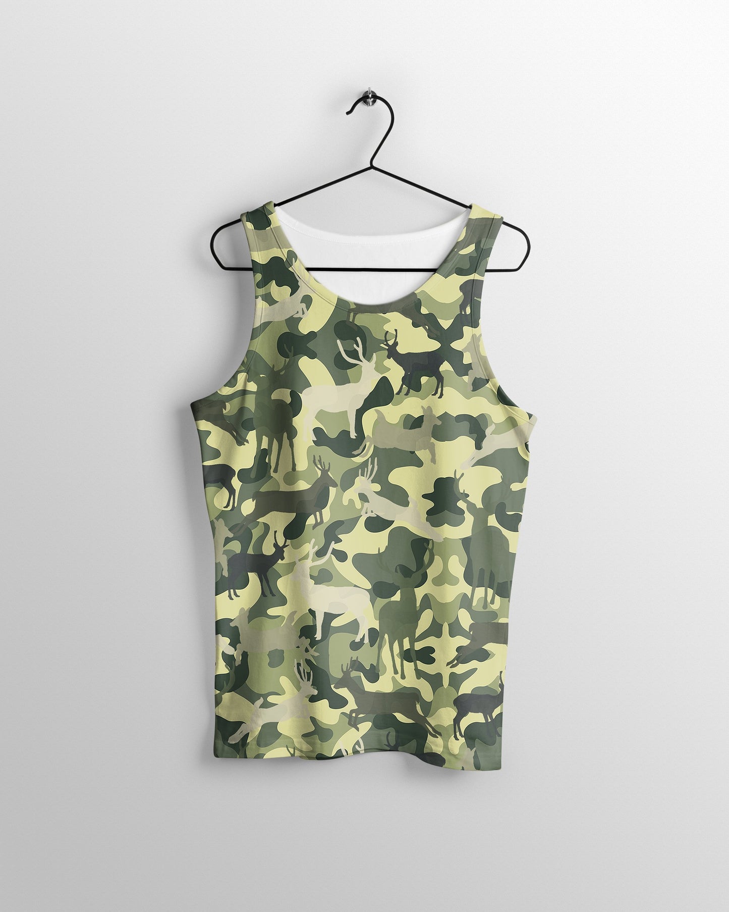 All Over Printed Deer Camo Shirts-Apparel-HbArts-Tank top-S-Vibe Cosy™